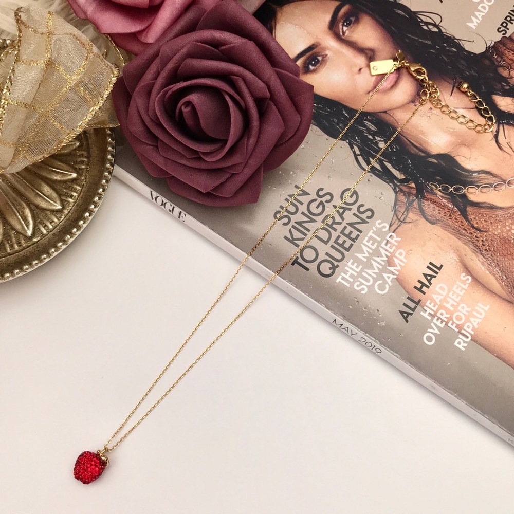 KATE SPADE • Dashing Beauty Apple Necklace - Picture 5 of 5